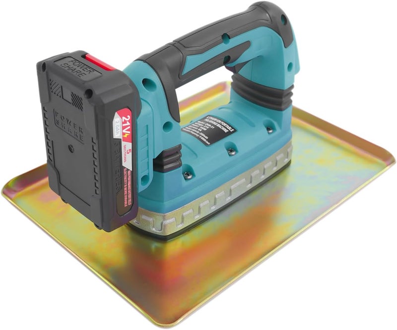 Bulelula Concrete Vibrator, Portable Handheld Cement Vibrating Troweling Machine Single Phase Cement Trowel Electric Concrete Vibrating Machine (Blue) - Image 5